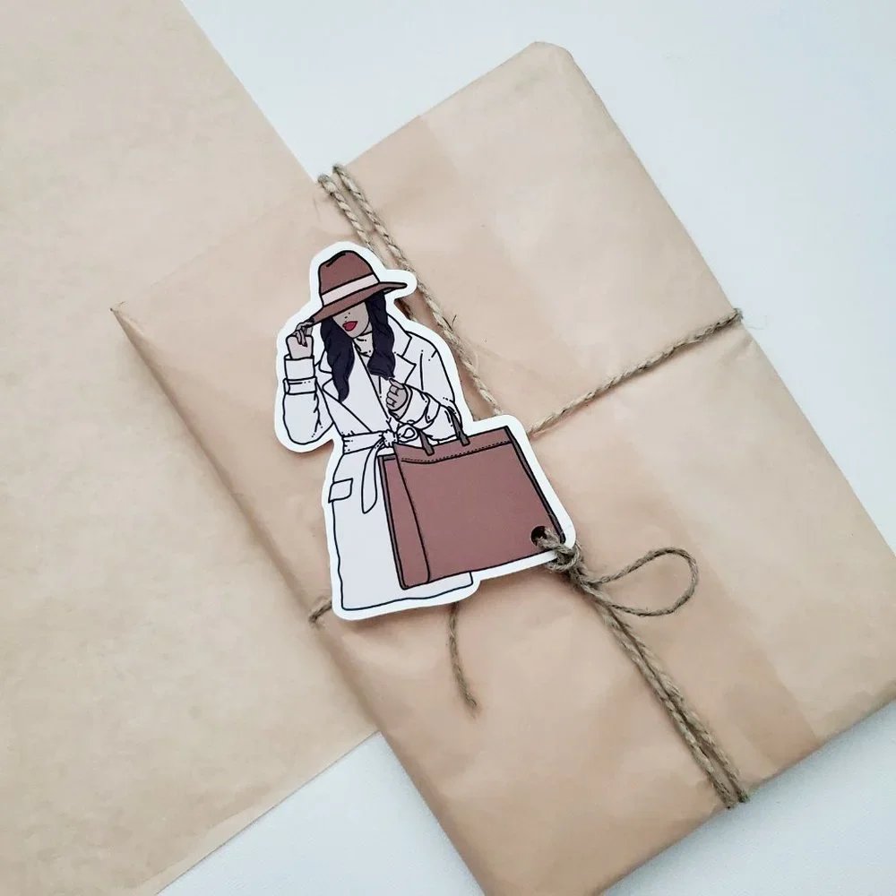 LB074 She Does What She Wants on Her Time Poshmark Sticker Sheet [Price Firm] - Picture 9 of 11